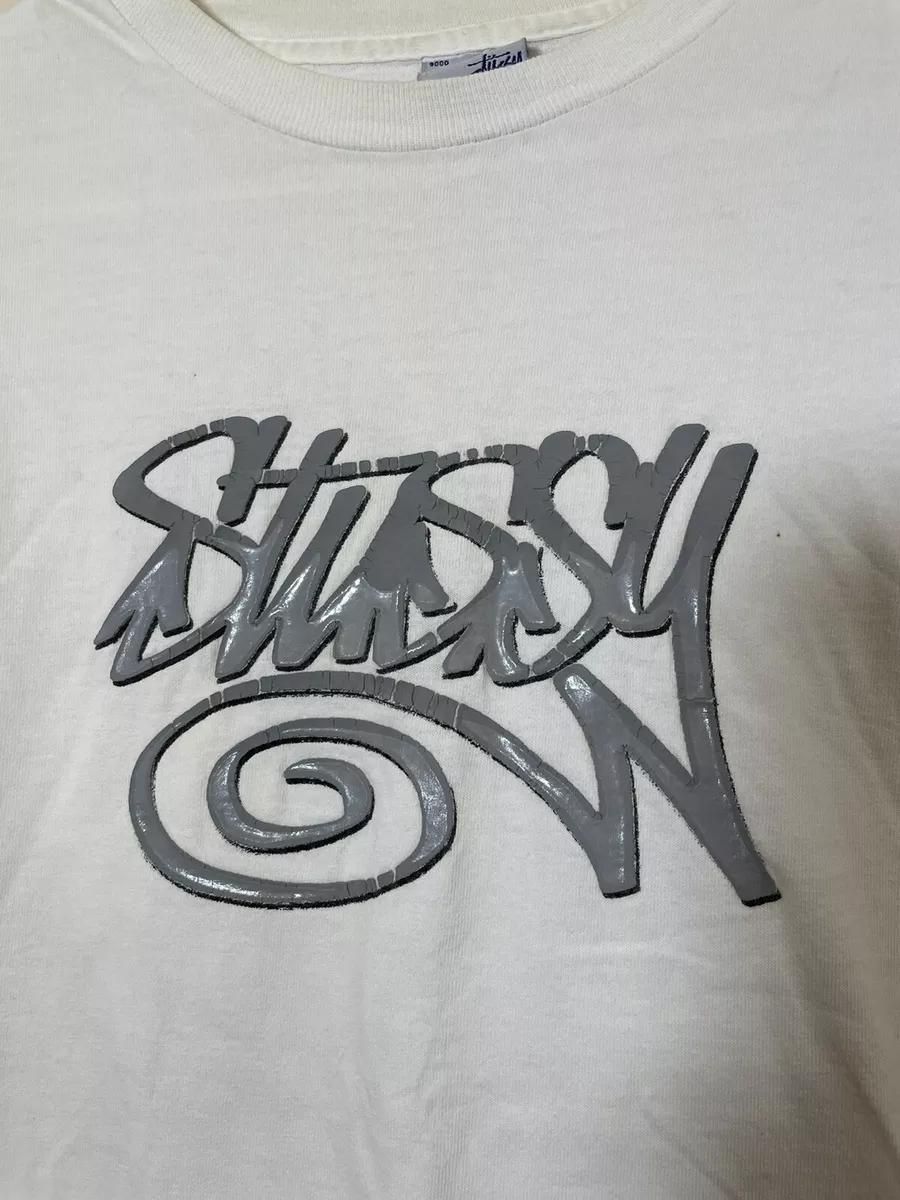 Vintage 90s Stussy x Eric Haze Graffiti T Shirt Mens Medium USA Single Stitch