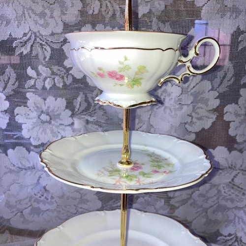 Cake Stand, Macaroon, Cookies, Muffin, Tea Party, Tiered Cake Stand, Tea Cup Set - Picture 7 of 7