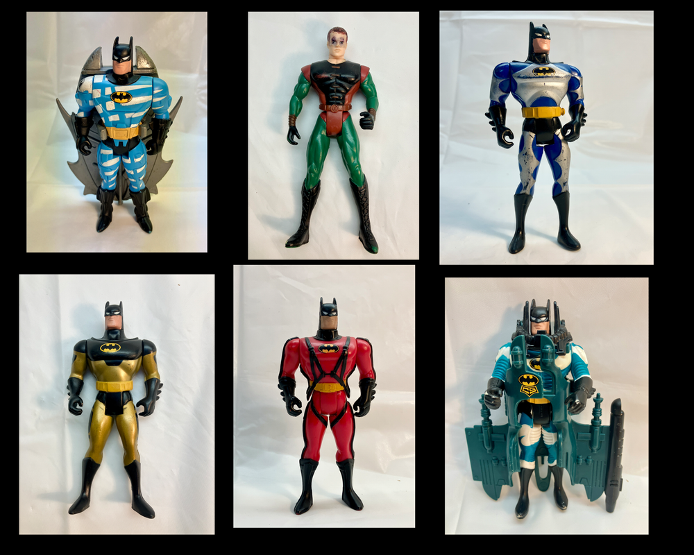 BATMAN ACTION FIGURE LOT OF6