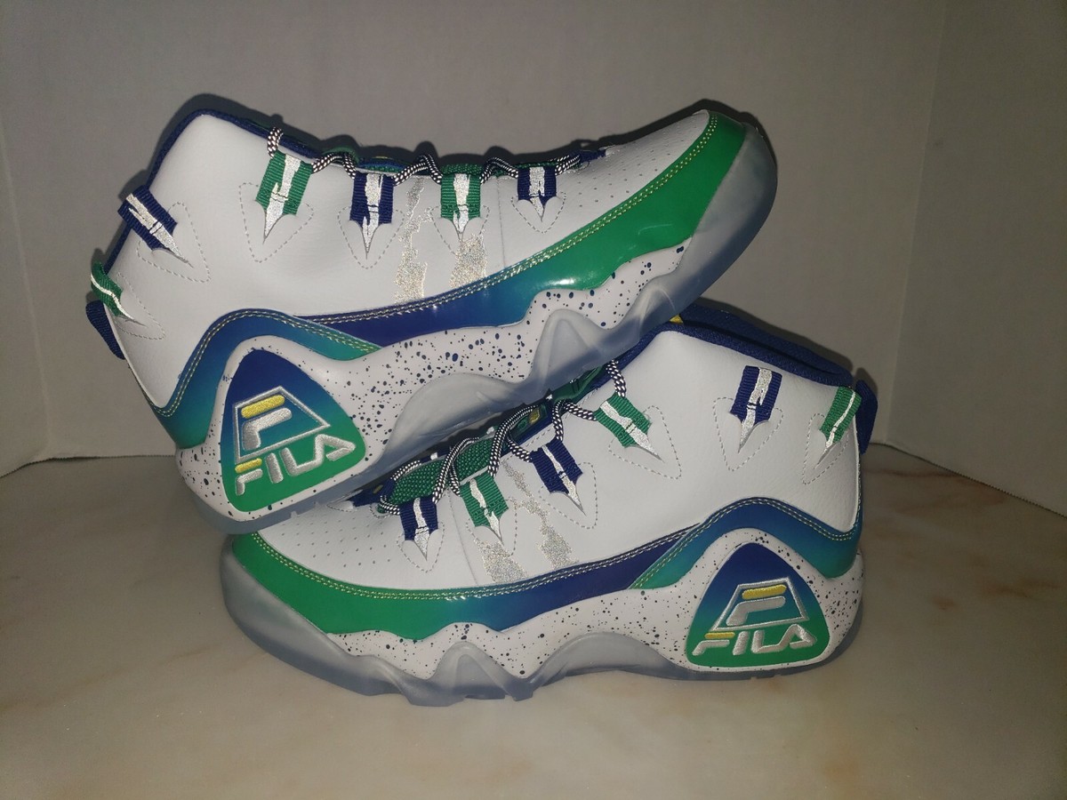 Fila Grant Hill 1 X SPRITE Sz. 9.5 ( White/ Green/ Blue) 1BM01372