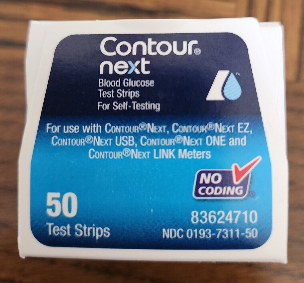 CONTOUR NEXT Blood Glucose Test Strips 4 Packs of 50=200 Strips EXPIRED