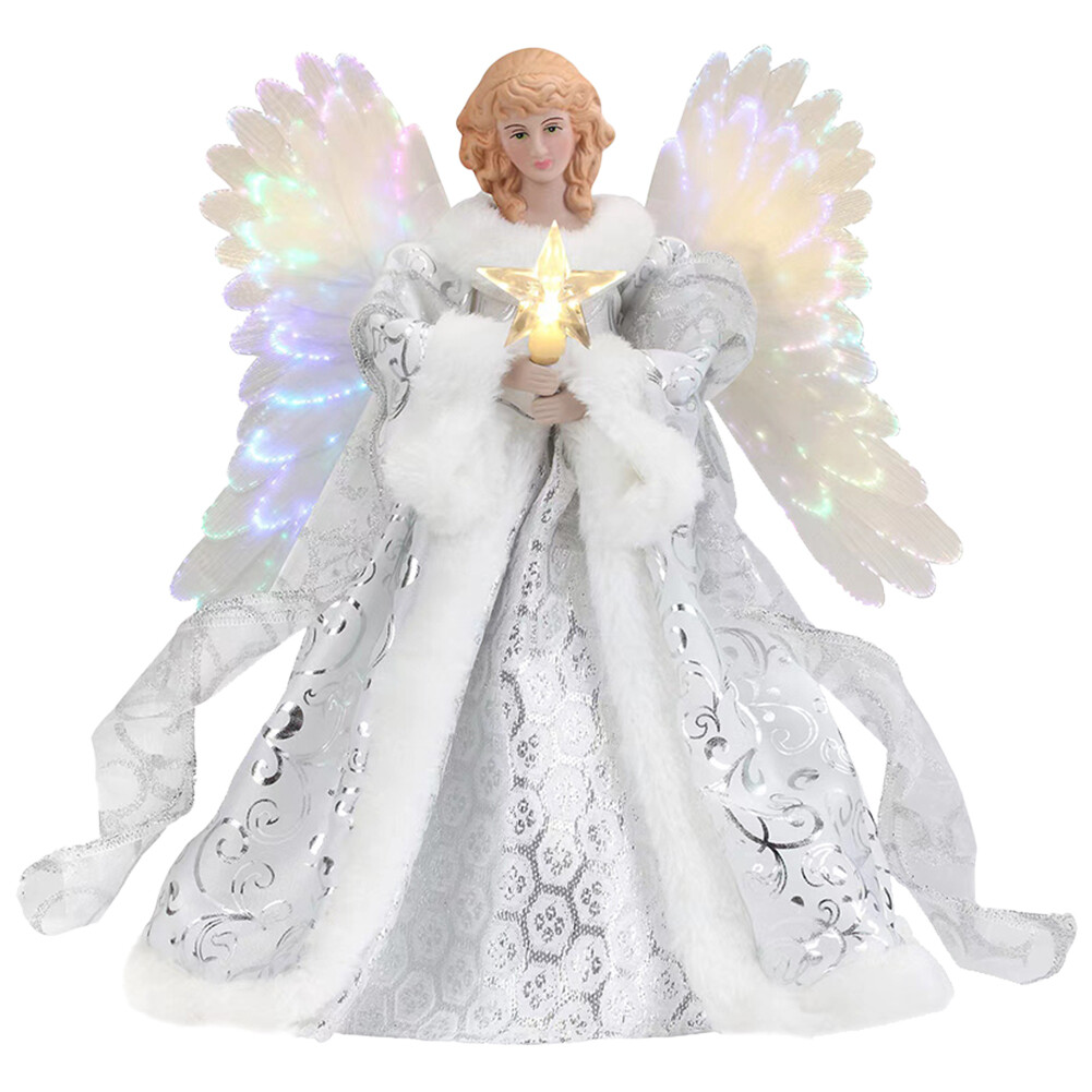Angel Christmas Tree Topper Angel Fairy Festive Xmas Tree Top Ornament