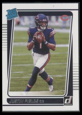 2021 Panini Donruss Rated Rookie #253 Justin Fields