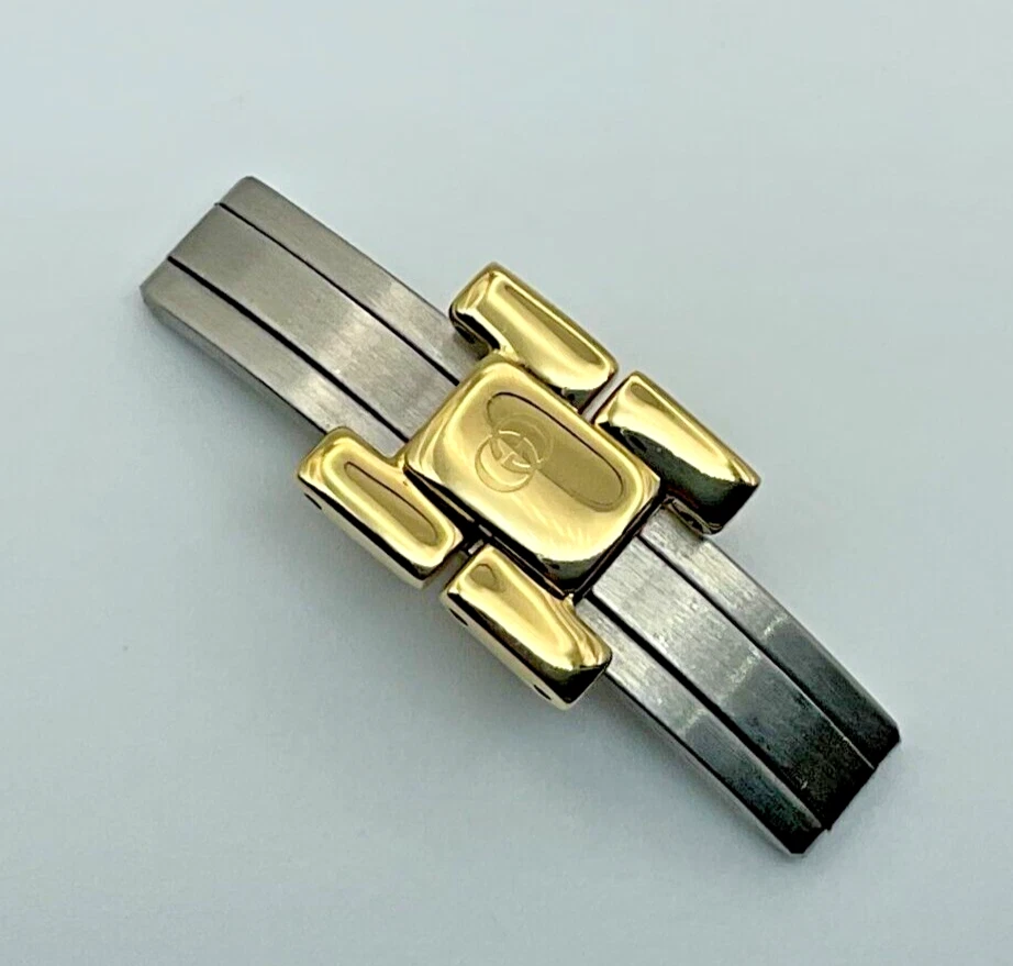 BOUCLE GUCCI ORIGINALE NEUVE 12 MM AVEC MAILLONS POUR BRACELET DE MONTRE 3300 L