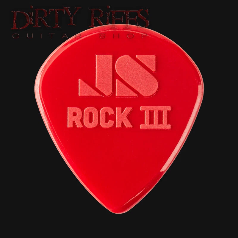 Dunlop Rock III Nylon Custom Jazz III 1,38mm Guitar Picks confezioni da 1 a 36 plettri