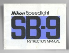 Nikon Speedlight SB-9 Instruction Manual