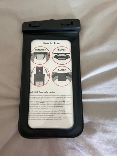 NIP Waterproof Phone Dry Bag Cell Phone Case Cover Eco x Gear NEW - Picture 2 of 2