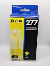 Genuine Epson 277 Yellow Ink T277 XP750 XP850 XP860 XP950 XP960 Exp 12/25 7
