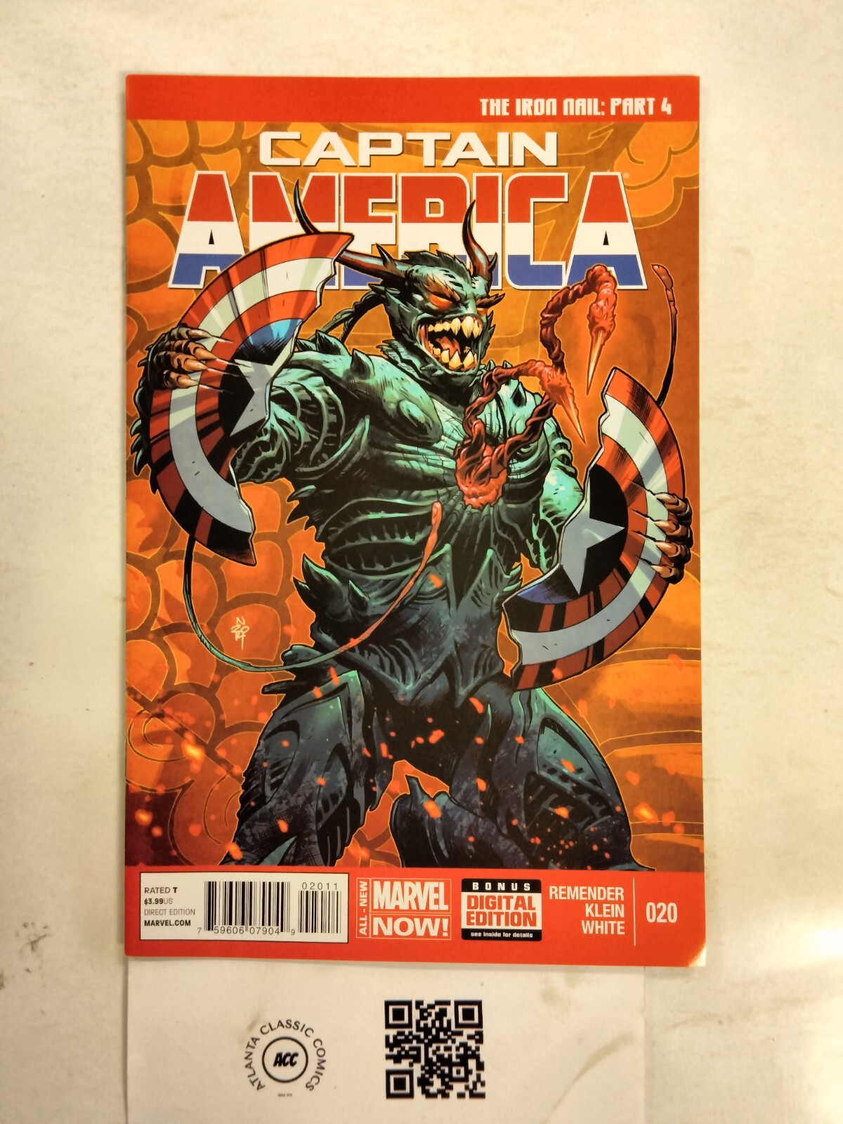 Captain America #20 VF-NM Marvel Comics comic book 27 JW76