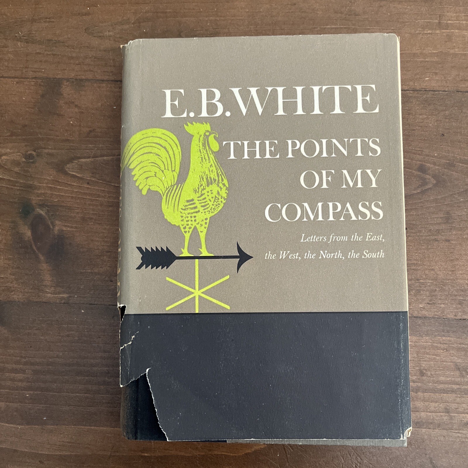 FILA The Points Of My Compass E .B . White 1962 Harper & Row HC Dust Jacket