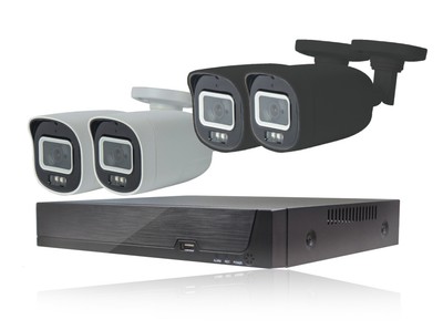 5MP SMART CCTV ÜBERWACHUNGSKAMERA SYSTEM ZUHAUSE AUSSEN HD 4CH DVR IR MIT FESTPLATTE