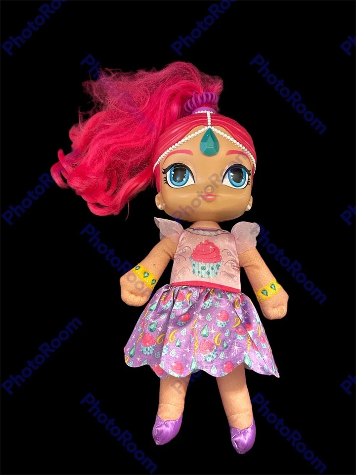 FISHER-PRICE Shimmer & Shine Genie 12” MUÑECO DE PELUCHE BRILLANTE habla canta FUNCIONA Foto 2 de 4
