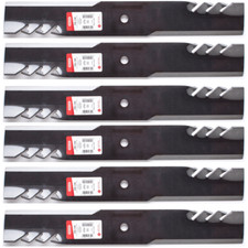 6PK Oregon G6 Gator Blade for 60" Hustler FasTrak, FasTrak SD, FasTrak SDX