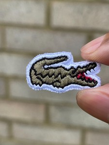 lacoste alligator patch