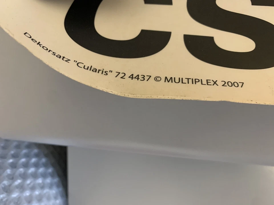 DEKORBOGEN MULTIPLEX CULARIS 2007 MPX724437 NEW - Immagine 2 di 2