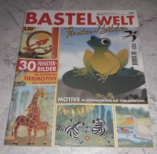 Bastelwelt Fensterbilder Heft + Bastelbogen Tiermotive Dekoideen Anleitungen DIY