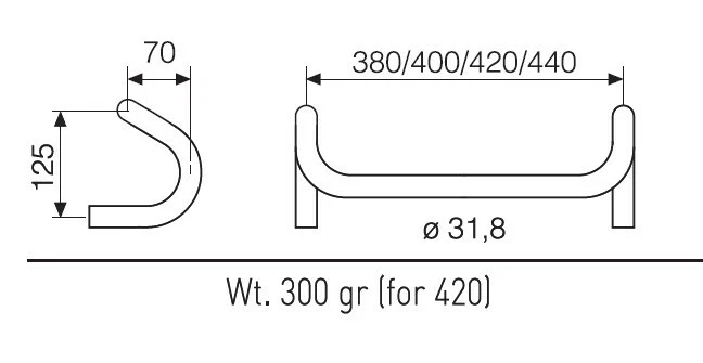 1+1 COMBO-ALCOR80 WING Manillar + CINTA DE COLOR Aluminio 6061 Negro Anodizado 2-CINTA DE COLORES Foto 3 de 3