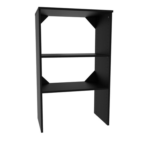 ClosetMaid Noir Stackable Base Unit 41.36" H X 25.12" W, Wood Material ...
