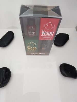 Dsquared2 Miniaturen Set 1 x 5ml Red WOOD & 1x 5ml Green Wood Neu 