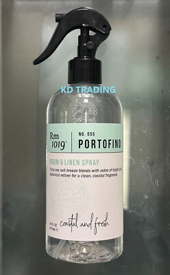 Room 1019  PORTOFINO Coastal & Fresh ROOM LINEN Fabric Refresh Spray 473ml