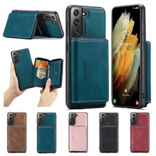 Magnetic Card Wallet Leather Phone Case For Samsung S23 S22 A13 A53 A14 A54