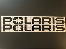 2x Polaris Logo Vinyl Sticker Decal 8" 12" 16" 20" 23"