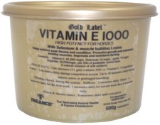 Gold Label - Vitamin E 1000 Horse Supplement ALL SIZES