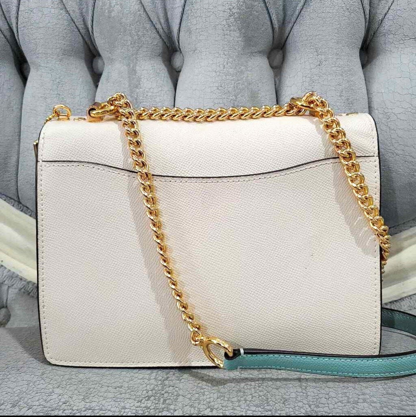 Coach Klare Crossbody In Colorblock Gold/Chalk Multi C8630 image 10