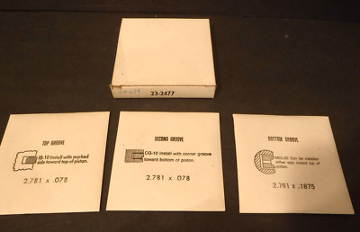 Rotary Power Equipment Service Part Piston Ring Set 23-2477 / Replace B&S 391654