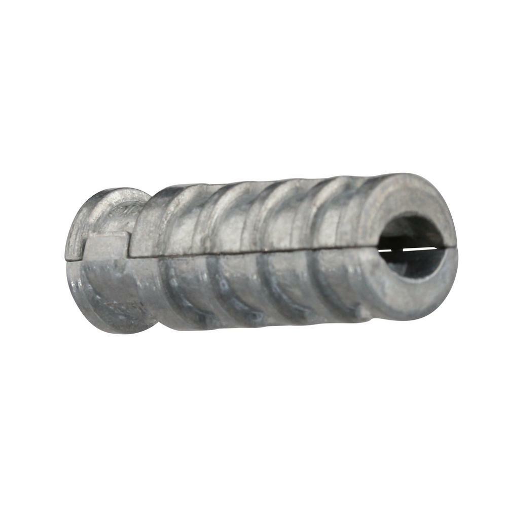 Concrete Anchor 3/8X1 3/4 Inch Zinc Plated Exterior Interior Metallic