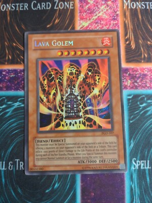 Yu-Gi-Oh! Lava Golem PGD-107 OG Unlimited Secret Rare MP
