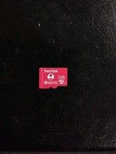 SanDisk Nintendo Switch 128GB Micro SD Red Toad Mushroom Memory Card