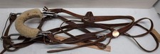 Vintage Covered Noseband Hackamore W/ Headstall - Flat Reins 0505264