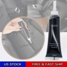 Advanced Leather Repair Kit Filler Vinyl DIY Car Seat Patch Sofa Rip Holes Black