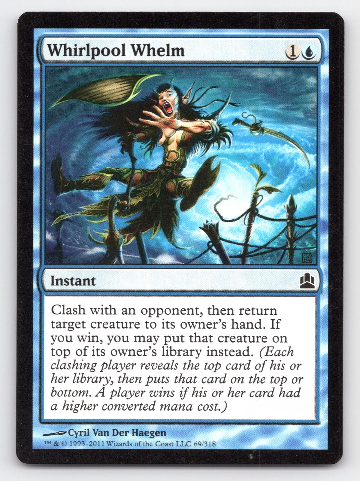 Whirlpool Whelm 69 Common Commander Magic: The Gathering Near Mint
