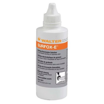 Walter Surface Technologies Etching Solution,3.4 oz. 54A041 Walter Surface