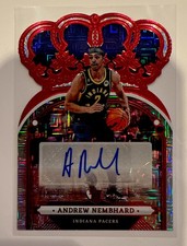 Andrew Nembhard 2022-23 Panini Crown Royale - Rookie Crown Autograph 11/18