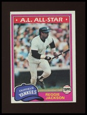 1981 Topps #400 Reggie Jackson Baseball Card