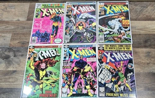Marvel X-Men The Uncanny Marvel Comics Group Vintage Lot #135-#140 Keys VG-VF+
