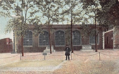 Site Of The Scaffold The Tower Of London Unposted Postcard (136)