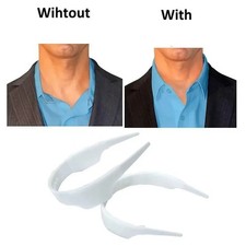 Invisible Collar Support Brace Adjustable Plastic Neckline Enhancer Shirt Suit