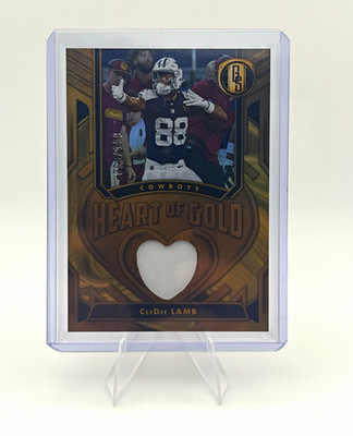 2024 Gold Standard CeeDee Lamb Heart of Gold Threads HOGT-CDL /199 Cowboys 🔥