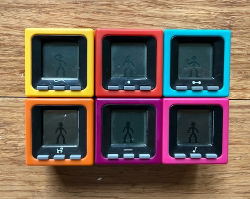 6 Radica Cube World Toys New Batteries - Whip - Dodger - Hans - Scoop - Slim Mic