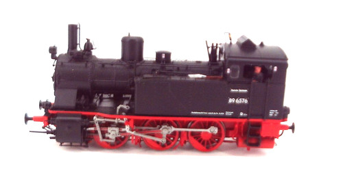 Spur H0 Brawa Dampflok BR 89 6576 der DR - Bw Prenzlau  ohne OVP  (L3) | Zustand: Gebraucht
