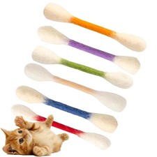 6pcs Catnip Cotton Swabs Toys Interactive Pet Cat Toy for Cat Lovely Gifts New