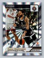 2025-26 Panini Donruss Euroleague Duane Washington 072/149 Partizan Mozzart Bet