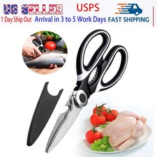 Kitchen Shears Heavy Duty Scissors for Meat Fish Chicken Bones Stainless Steel