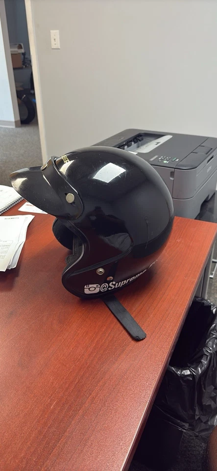 CASCO MOTO CIBER CARA ABIERTA NEGRO, TALLA XLARGE Foto 2 de 3