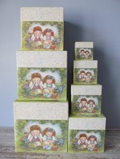 Stacking Nesting Bobs Boxes Set of 7 Special Friends Sherri Buck Baldwin '97 '98