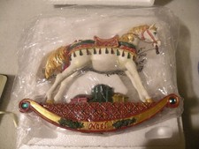 THE TRAIL OF PAINTED PONIES NOEL ROCKING HORSE FIGURE 6849 NIB